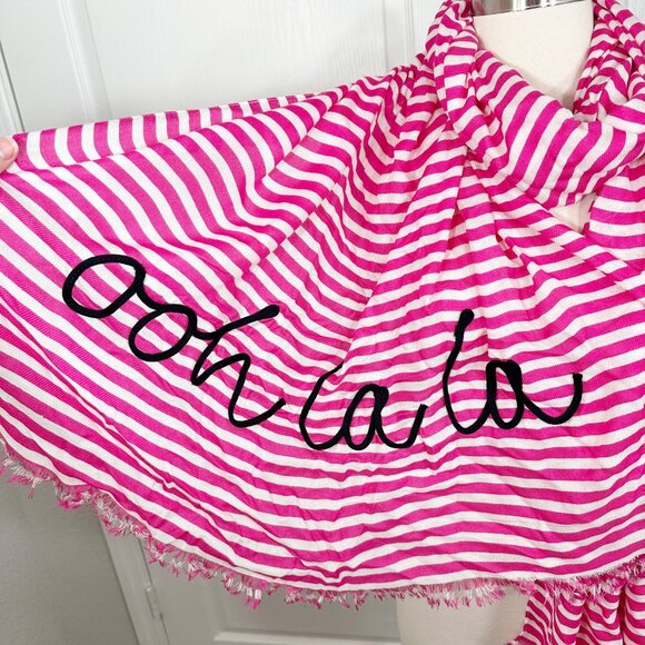 kate spade ooh la la embroidered paris scarf - Picture 4 of 13